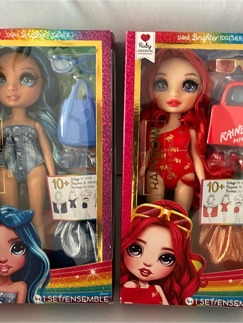 Mattel Rainbow High Ruby Anderson Red Fashion Doll with Accessories